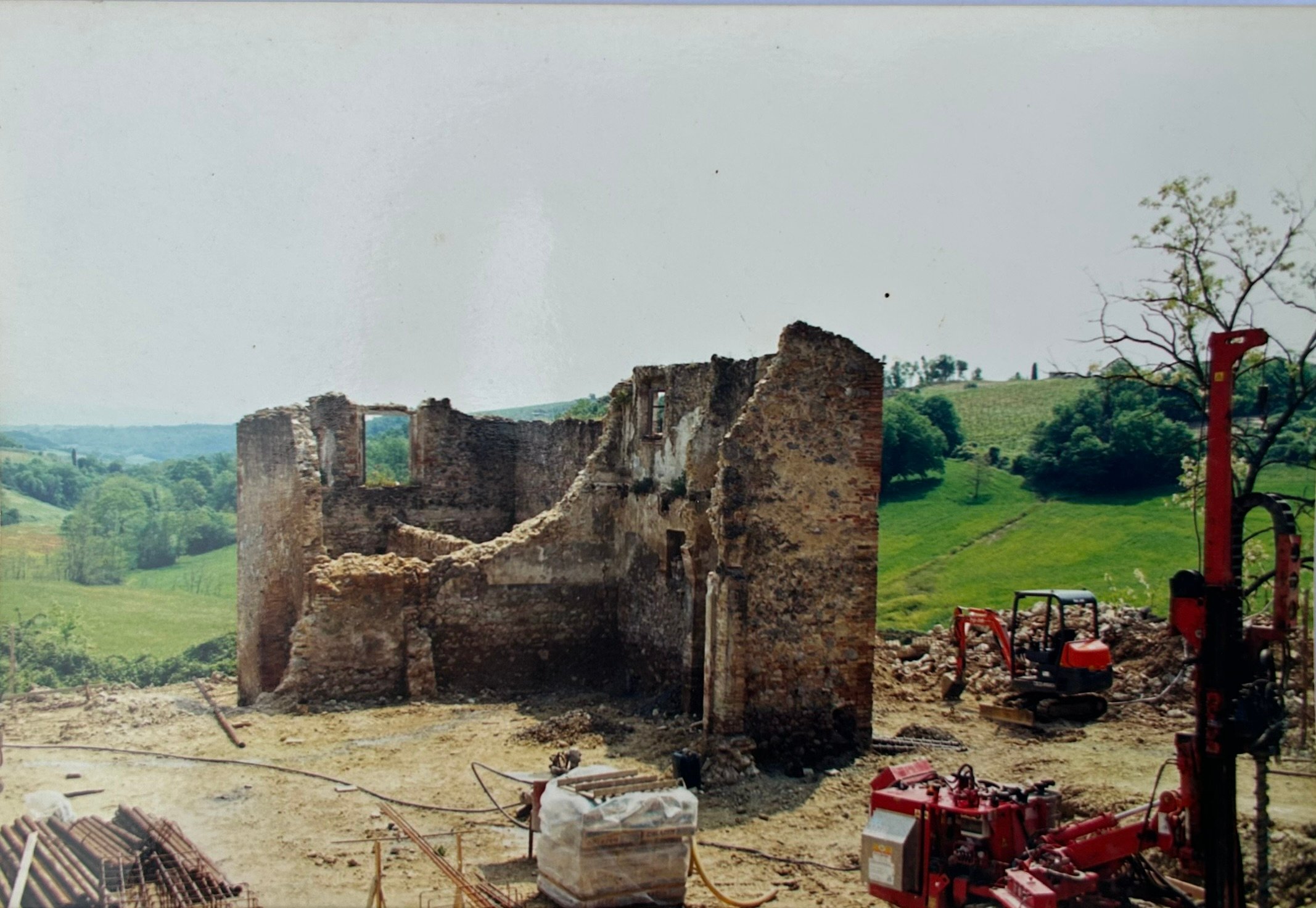 Restoration work in progress